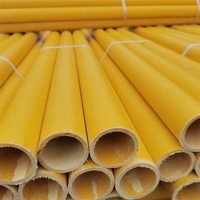 Perfiles Pultruidos de FRP de 30 mm de Diámetro, Tubo Redondo de Fibra de Vidrio, Resistente y Duradero