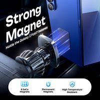 Support de téléphone magnétique pour voiture LISEN avec conception de clip anti-vibration pour Samsung Galaxy S25 S24 iPad Mini Accessoires de ventilation