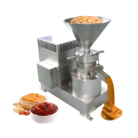 Broyeur Colloïdal Industriel DZJX Mini 1000 Litres pour la Fabrication de Pâtes de Graines de Sésame, d'Arachides et de Pâtes de Légumes Multiples, et de Beurre de Cacahuète