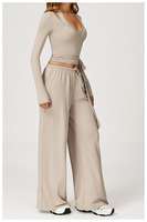 Vêtements de sport pour femmes les plus vendus pour l'entraînement en salle de sport Yoga Fitness ensemble de 3 pièces personnalisé avec fonction respirante et taille Xl