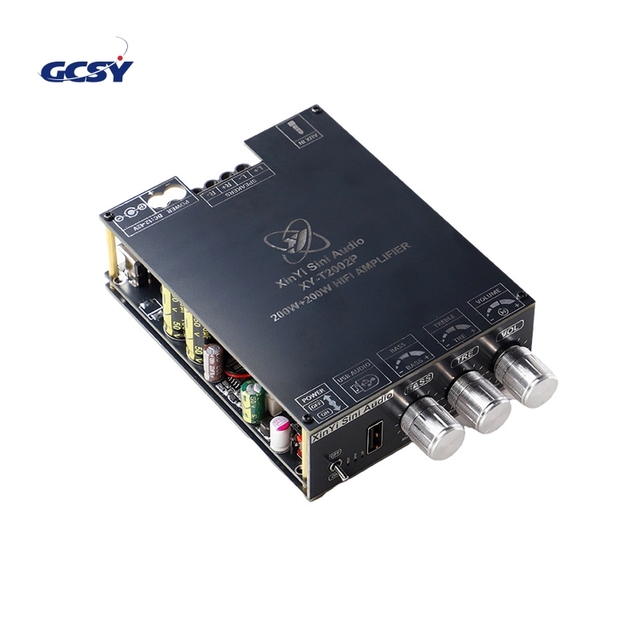 NEW T2002P Upgraded BT Audio Amplifier Board 200Wx2 High Power TPA3223 Sound Power Amplifier Module T2002P