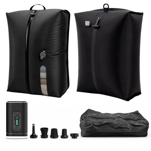 Sacs de compression <span class=keywords><strong>sous</strong></span> <span class=keywords><strong>vide</strong></span> professionnels, imperméables IPX8, réutilisables, grande taille, pour valises de voyage, économiseurs d'espace durables (lot de 2) - Product Image 2