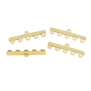 Multi Hole Rectangular Link Chain For <b>Bracelet</b> Making 18k Gold Plated <b>Copper</b> Jewelry Findings Silver And Gold Tone DIY - Product Image 5