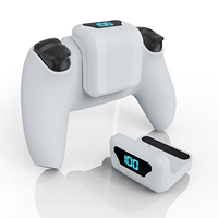 Dernier modèle de batterie rechargeable avec indicateur LED pour manette, garantie 12 mois, neuf, en plastique