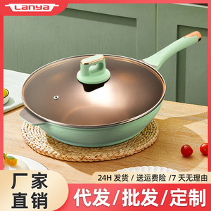 Clay Wok 32Cm Non-Stick For All Stovetops Induction Compatible - Product Image 5