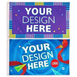 Banner de sublimación de alta calidad personalizado cualquier diseño al aire libre bandera voladora 3X5ft con logotipo de bandera personalizado - Product Image 5