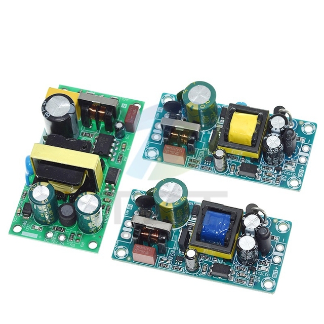 AC-DC 5V 2A 10W / 12V 1A 12W / 12V 2A Or 24V 1A 24W Switching Power Supply Module Bare Circuit 85-264V Board For Replace/Repair