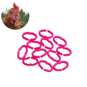1000 шт. розовые Взрывные модели с пряжкой для куриного рта, предотвращающие петушиные куриные очки, очки для фазана - Product Image 6