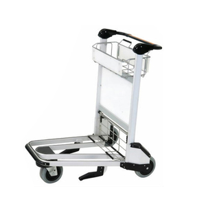 Carro de mano de acero de tres ruedas más vendido, plataforma para equipaje de aeropuerto, carro para aeropuerto - Product Image 4