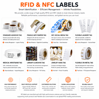 Etiqueta NFC con Código UID, Servicio de Pre-codificación de Datos Bloqueados, Etiqueta RFID ISO14443A para Identificación de Seguridad y Control de Acceso