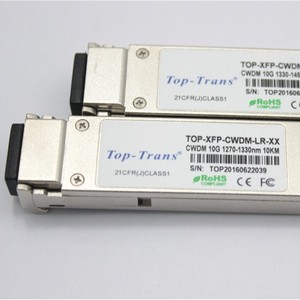 Module optique Top-Trans Xfp Cwdm 10g 10km pour transmission longue distance - Product Image 1