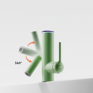 Grifo de Baño Multifunción Inspirado en <span class=keywords><strong>Cactus</strong></span> con Pantalla Digital, Monomando de Agua Fría/Caliente, Colores Vibrantes para Gimnasio - Product Image 2