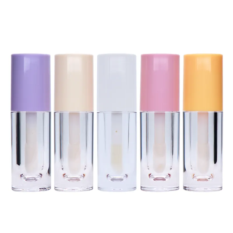 Loại Phổ Biến Bao Bì Mỹ Phẩm Lip Gloss Ống Lip Glaze Chai ZY-C024-2 Che Khuyết Điểm Container 6 Màu Trong Kho Son Môi Ống
