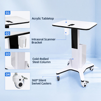 Scanner intra-oral 3D tout-en-un haute performance avec chariot mobile et UPS pour les cabinets dentaires, les cliniques et les laboratoires