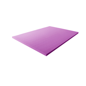 High Quality Lavender Infused & Ventilated Memory Foam Slab Mattress Topper For Hotel and Bedroom