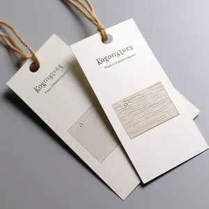 Marca Roupa Personalizada Pendurar Tag com String Roupa Personalizada com String Jóias Personalizadas Tag com Marca Logo