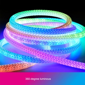 Luz LED de Neón Flexible de 360 Grados, Tira de Luz LED RGB de Neón de 5V con Trenzado de Nailon - Product Image 2