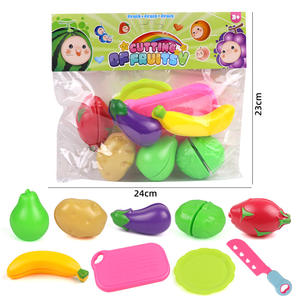 Jouet bébé coupe fruits et peau de légumes ustensiles de cuisine éducatifs en plastique pour filles et enfants - Product Image 6