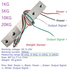 WG18A02 DC <b>5V</b> 12V RS485 UART Modbus RTU HX711 Pressure Weight Sensor Electronic Scale Module for PLC Configuration Software - Product Image 5