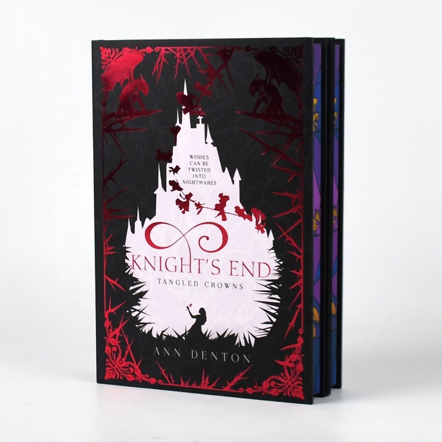 Custom High Quality Luxury A5 Hardcover Book Printing Service Hardcover Noval Photo Book Printing With Spray Edges