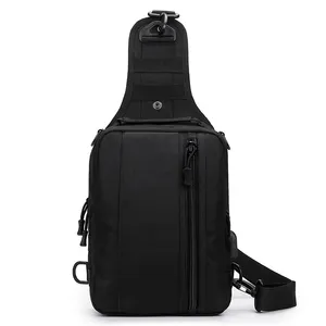 2022 यूएसबी बैग एकल कंधे छलावरण आउटडोर सामरिक बैग समायोज्य कंधे का पट्टा पुरुषों सामरिक Crossbody बैग