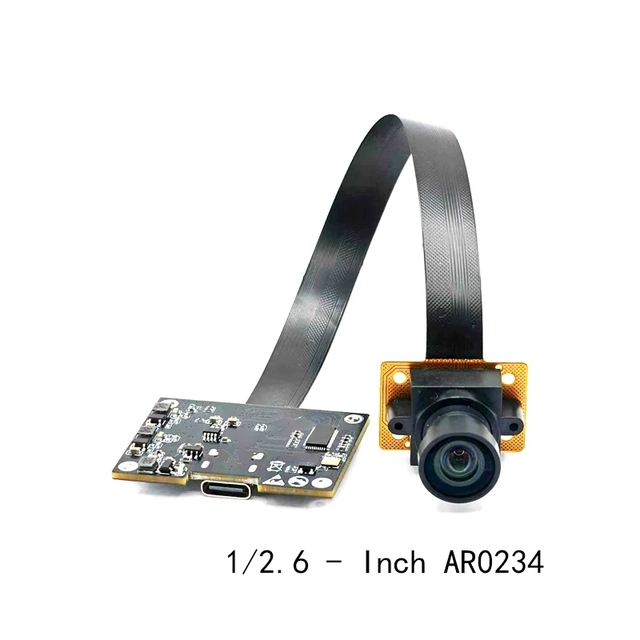 120FPS USB3.0 Global Shutter Camera Module 2MP AR0234 Sensor Driver Free Machine Vision Camera