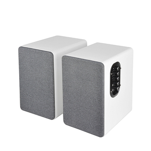 ลำโพง Hifi 2ch สีฟ้า Hi-Fi,ลำโพงแบบคลาสสิกมีเสียงสเตอริโอ<span class=keywords><strong>2</strong></span>.0ไร้สาย USB SD <span class=keywords><strong>MMC</strong></span> ซูเปอร์เบสสำหรับตั้งโต๊ะทำจากไม้ - Product Image 1