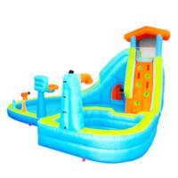 Toboggan aquatique pour enfants de haute qualité Bâche commerciale en PVC Escalade gonflable Toboggan gonflable Piscine de jeu