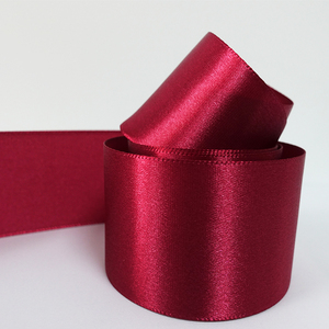 Meilleur Simple Face en Satin Tissé <span class=keywords><strong>Rouge</strong></span> de Noël Présent Décoration Ruban - Product Image 1