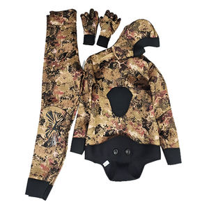 <span class=keywords><strong>Muta</strong></span> <span class=keywords><strong>da</strong></span> Immersione Premium OEM di Fabbrica in Neoprene Mimetico con Cappuccio <span class=keywords><strong>Muta</strong></span> <span class=keywords><strong>da</strong></span> Snorkeling a Cella Aperta Colorata per Pesca Subacquea - Product Image 1