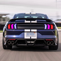 Ensemble de feu arrière LED de haute qualité ODPS pour Ford Mustang 2015-2023 RGB feu stop de frein arrière de voiture avec état de lentille rouge nouveau