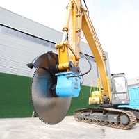 Scie à roche hydraulique YICHEN de haute qualité pour excavatrice – Accessoire de découpe de pierre