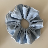 YAOYU – Nouvelle collection : Élastique à cheveux coréen style décontracté, motif vague bleue et nœud à carreaux, pour cheveux mi-longs