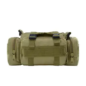 Camouflage molle tactical waist bag custom outdoor Waterproof Unisex waist belt bag