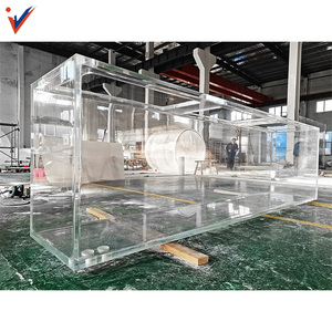 Leyu Usine Liquidation Vente Professionnel Formes Personnalisées Haute Transparent Acrylique Fish Tank Pour Aquarium - Product Image 3