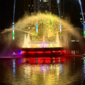 Projection sur écran d'eau, Fontaine musicale, Spectacle <span class=keywords><strong>de</strong></span> <span class=keywords><strong>cascades</strong></span> dansantes à LED artificielles, Projet <span class=keywords><strong>de</strong></span> projection sur rideau d'eau - Product Image 1