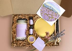 <span class=keywords><strong>Kit</strong></span> de fabrication de bougies à la cire d'abeille et au soja : parfum lavande et vanille - Product Image 2