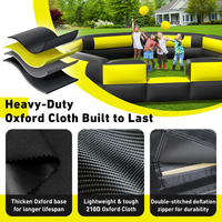 Structure gonflable Octogonale de jeu Gaga Ball avec murs souples et sécurisés pour enfants, idéale pour jardin, école, camp, fête, location, utilisation intérieure et extérieure