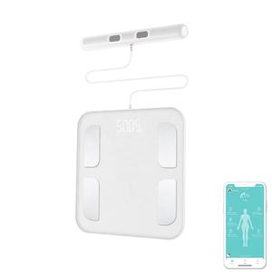 Báscula de Fitness con Ocho Electrodos, Báscula Electrónica Inteligente para Medir la Grasa Corporal con Mango - Product Image 2