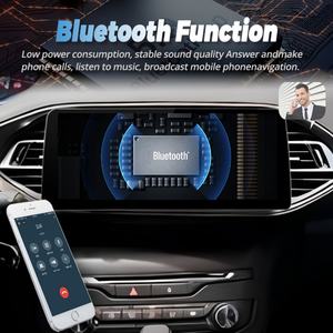 Autoradio avec écran 12,3 pouces, Android 13, lecteur vidéo, stéréo pour Peugeot 308 T9 308S 2013 - 2017, GPS, multimédia, Carplay, autoradio - Product Image 4