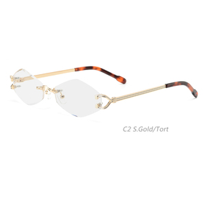 3113 Nuevas Gafas Ópticas de Metal sin Montura, Modernas y de Lujo, Gafas Opticas 2026 - Product Image 2