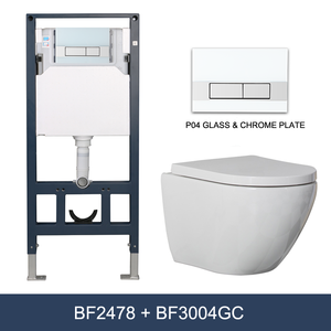 Cao cấp phong cách phương Tây phòng tắm <span class=keywords><strong>WC</strong></span> đình chỉ treo tường nhà vệ sinh đặt Tường Treo <span class=keywords><strong>Wc</strong></span> nhà vệ sinh 48 cm - Product Image 6