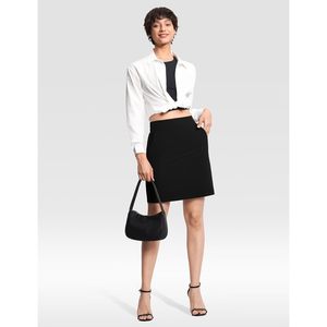กระโปรงกอล์ฟสำหรับผู้หญิง FOXA ความยาวระดับเข่า พร้อมกางเกงซับในในตัว 4 กระเป๋า กระโปรงเทนนิสสำหรับออกกำลังกาย - Product Image 2