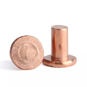 Remaches de Aluminio Sólido Personalizados por el Fabricante, Remaches de Acero Sólido de 4 mm y 8 mm, Remaches Sólidos de Acero Inoxidable M6 con Cabeza Redonda Plana - Product Image 4