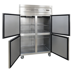 <b>Fan</b> Cooling Frost Free Stainless Steel Freezer Fridge Hotel Kitchen Catering Equipment Comercial Restaurant Refrigerator - Product Image 1