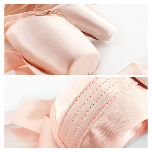 Scarpe da ballo da donna all'ingrosso: Scarpette da <span class=keywords><strong>punta</strong></span> con cinturini, suola morbida, per esibizioni e pratica, con suola in pelle - CN - Product Image 3