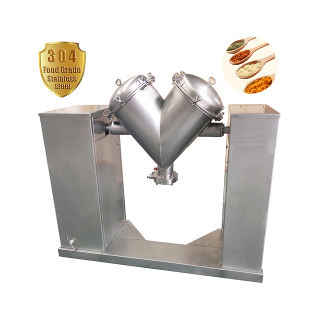 Industrial Hot Sale 15l 20l 30l 100l 200l 300l 500l 80kg 100 Kg 100kg 2l V Type Dry Powder Mixer Blender Mixing Equipment