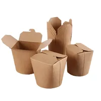 Boîte à nouilles jetable biodégradable de qualité alimentaire, personnalisée par le fabricant, écologique, pour aliments d'urgence auto-chauffants