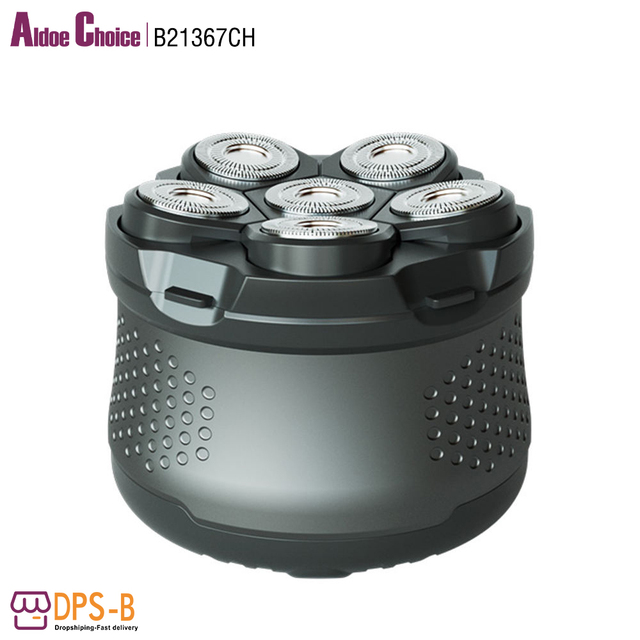 AldoeChoice Rotary Shaver IPX6 Magnetic Fast Shaving Head Bald Men 2000mAH Rechargeable Electric Shaver