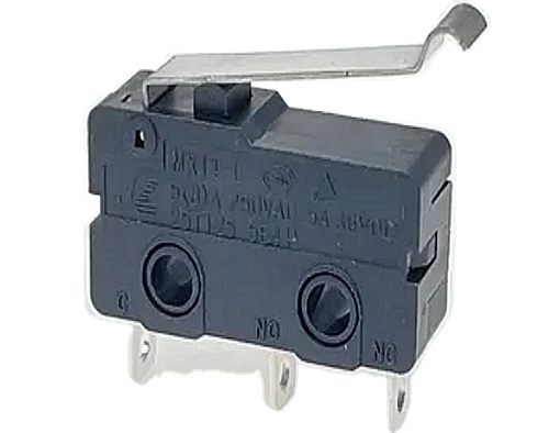 MX-11-3Z SPDT Plastic Microswitch 2-Pin On/Off Interruptor 250V 6A Rating IP67 Protection 100,000 Cycle Life Small Size Low
